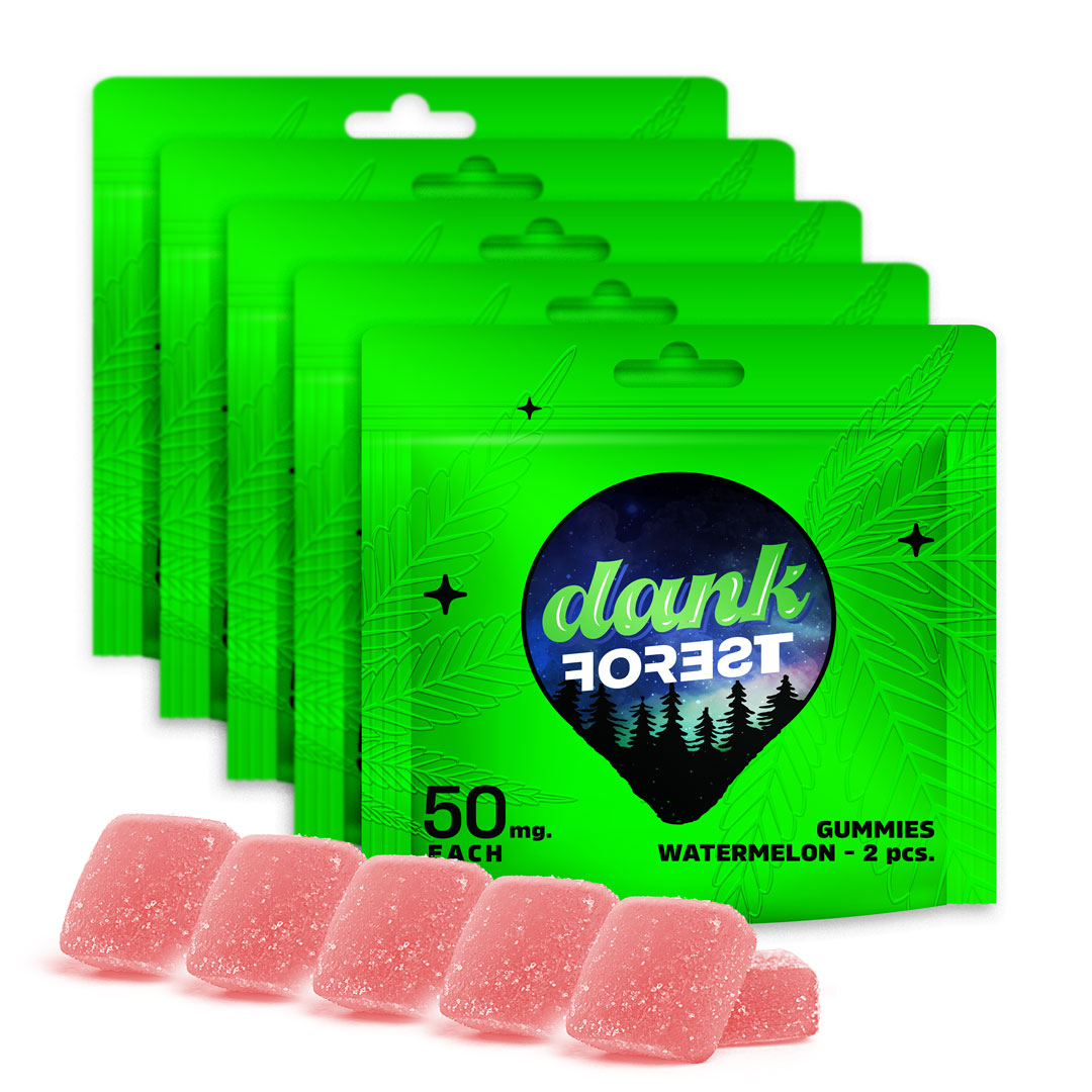 Dank Forest 5 PACK - Watermelon Gummy - 500mg