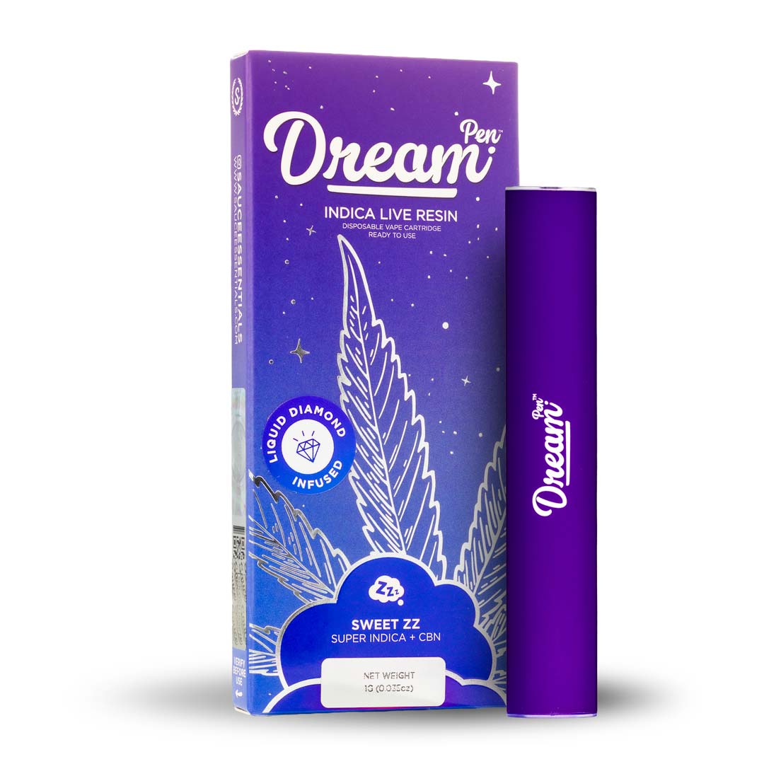 Dream Pen - Indica Live Resin & CBN - 1g Disposable Smoke Kind Dream Pen - Indica Live Resin & CBN - 1g Disposable Smoke Kind