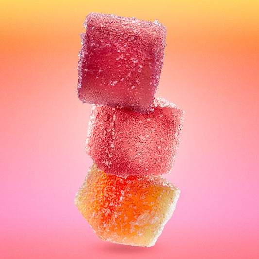 Yummy Gummy - 600MG - Fruit Punch D9 Gummies (Hybrid)