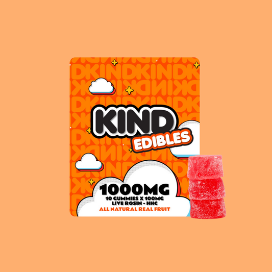 KIND Raspberry - 1000mg HHC Gummies (Sativa)