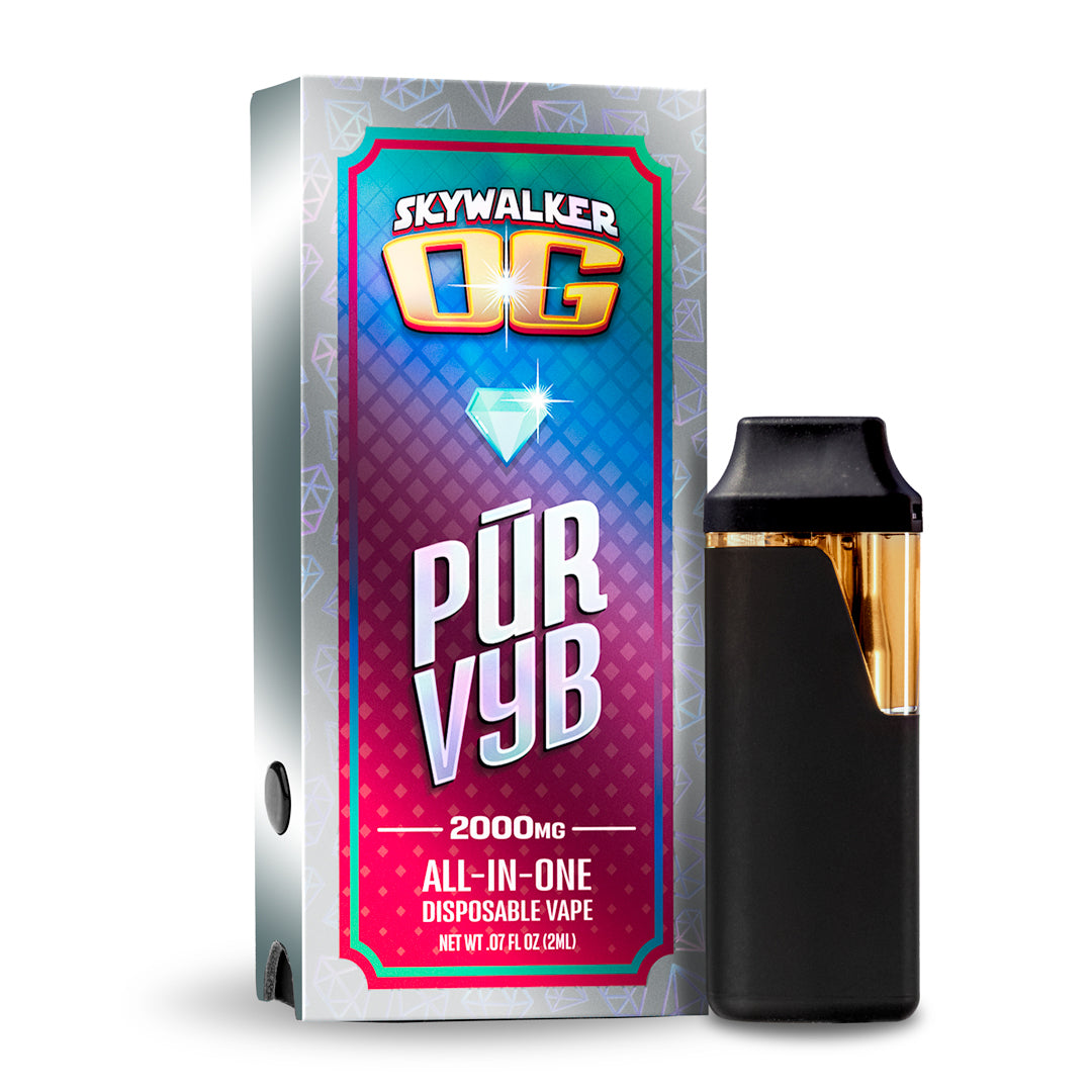 PUR VYB - 2G THCa Live Resin - Skywalker OG (Indica) Smoke Kind PUR VYB - 2G THCa Live Resin - Skywalker OG (Indica) Smoke Kind