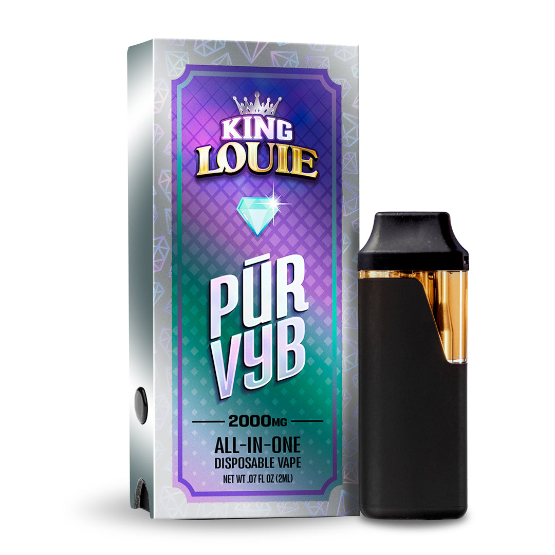 PUR VYB - 2G THCa Live Resin - King Louie (Indica) Smoke Kind PUR VYB - 2G THCa Live Resin - King Louie (Indica) Smoke Kind