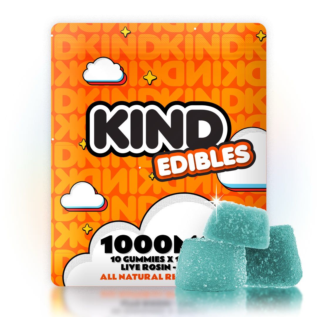 1000mg - Blueberry HHC Gummies (Indica/Sleep)