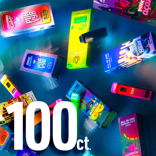 2 Gram Disposable Vapes - 100 Pack
