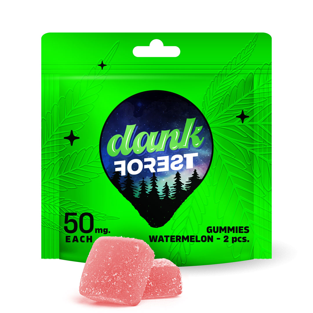 Dank Forest - Watermelon Gummy - 100mg