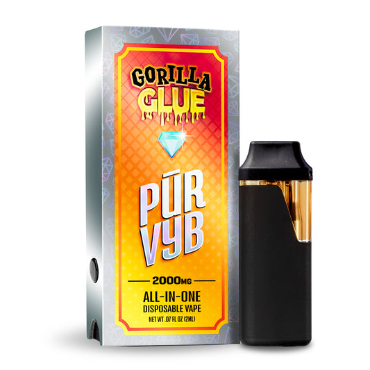 PUR VYB - 2G THCa Live Resin - Gorilla Glue (Indica)