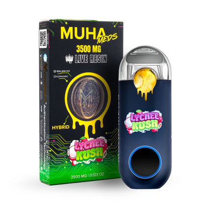MUHA Meds - 3.5g Live Resin Vape  Smoke Kind