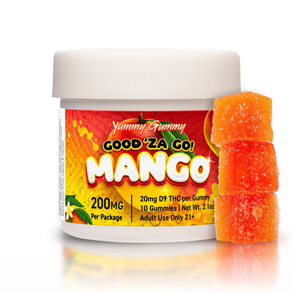 Yummy Gummy - 200MG - Mango D9 Gummies (Hybrid)