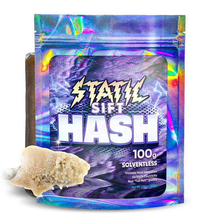 Static Sift - THCa Hash Bar - 100g – Smoke Kind