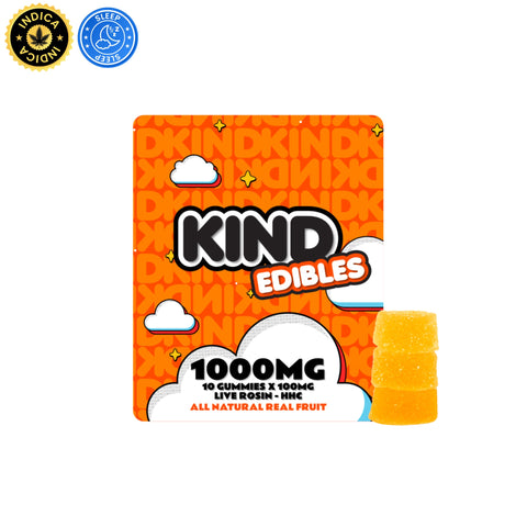 KIND Peach - 1000mg HHC Gummies (Indica)