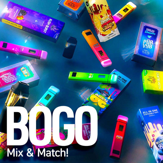 Mix and Match - Buy 1 get 1 Vapes