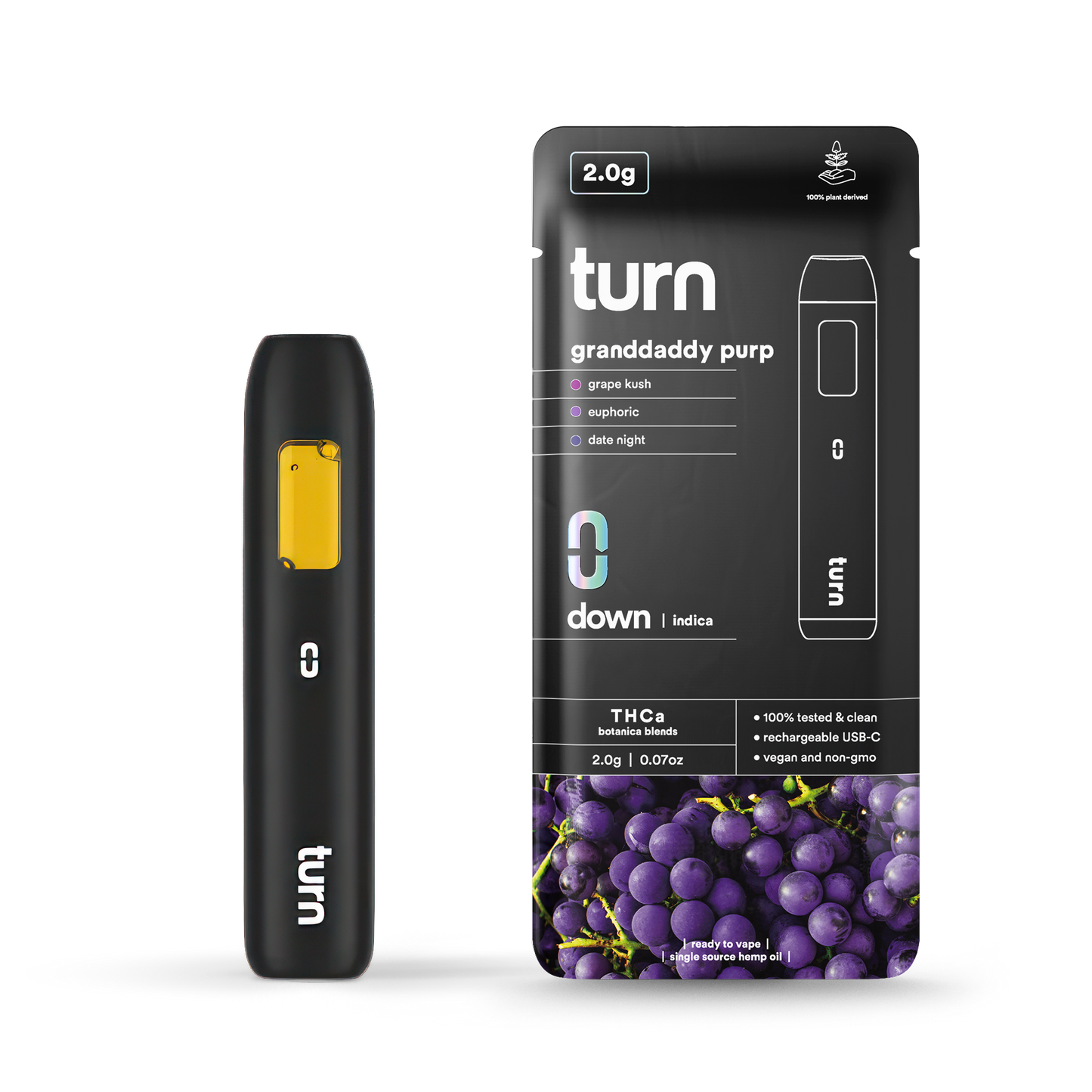Turn - 2G THCa Grandaddy Purple - Indica
