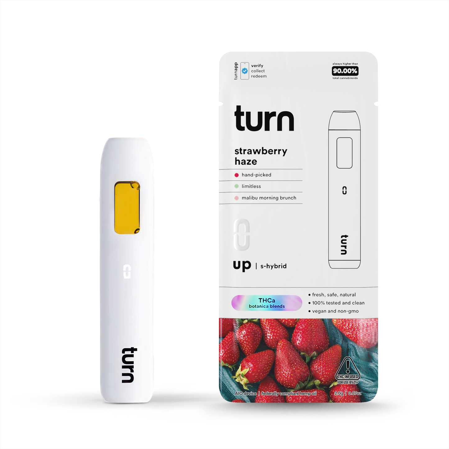 Turn - 2G THCa Strawberry Haze - Sativa
